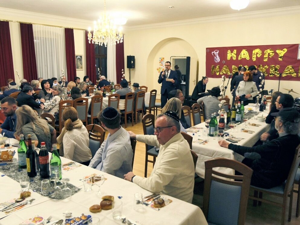 Chanukka Feier 