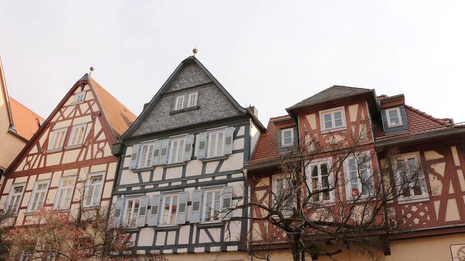 Historische Gebäude in Aschaffenburg 
