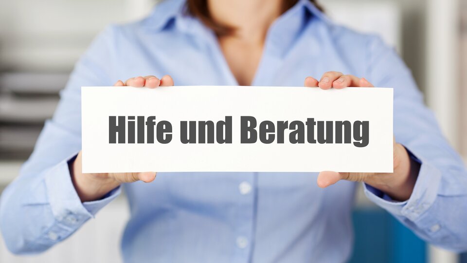 Hilfe und Beratung 