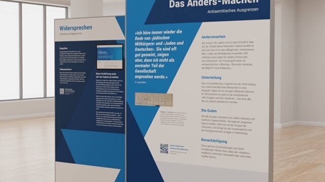 Ausstellung RIAS Ausstellungstafel RIAS